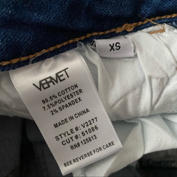 NWT Vervet Super High Rise Mom Shorts with Self Faced Cuff Cortney Short - Picture 14 of 16